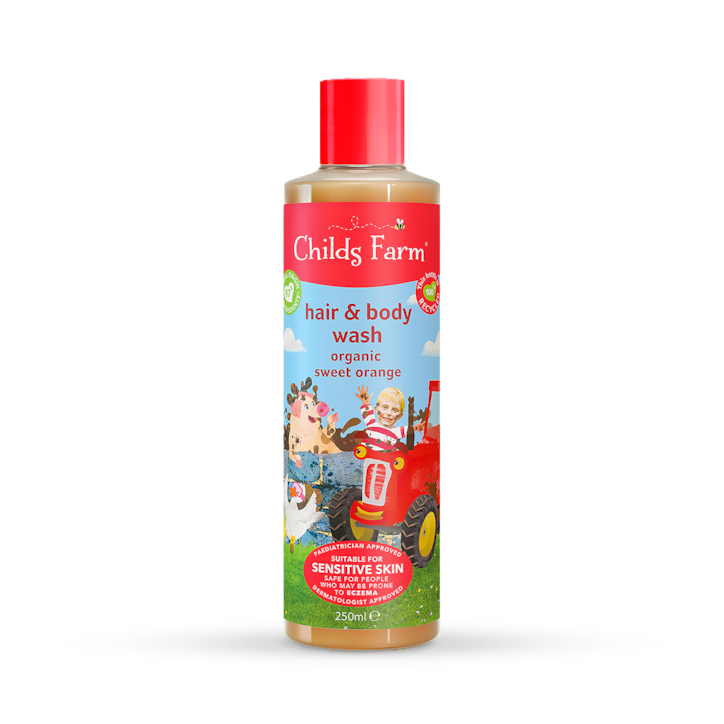 Childs Farm Bubble Hair & Body Wash - Organic Sweet Orange 250ml image 1