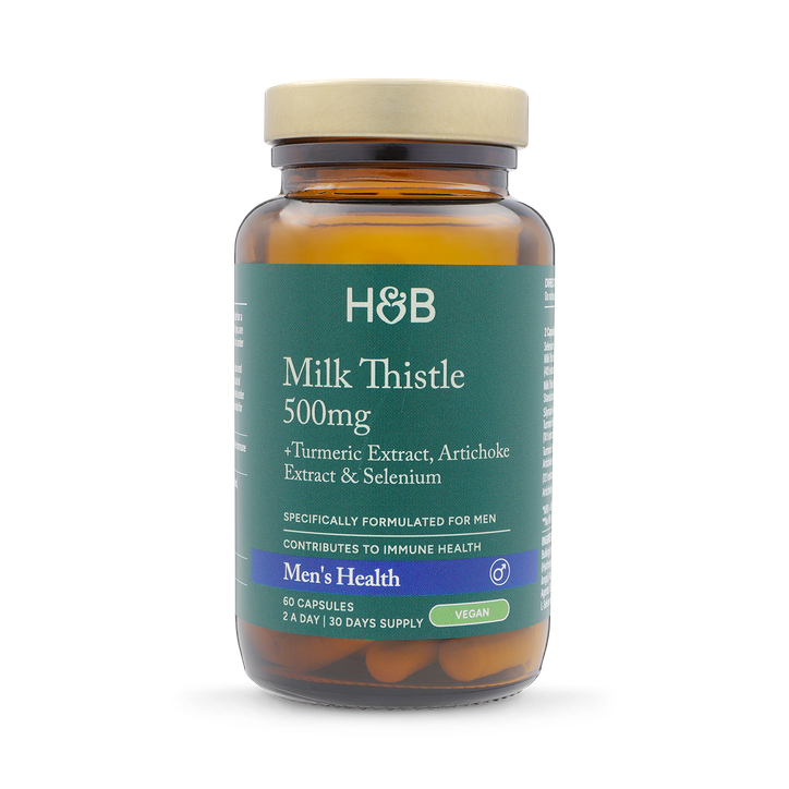 Holland & Barrett Men's Milk Thistle 60 Capsules