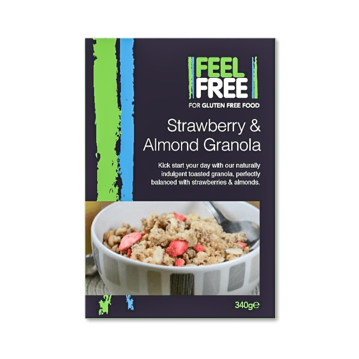 Feel Free Granola Strawberry & Almond 340g image 1