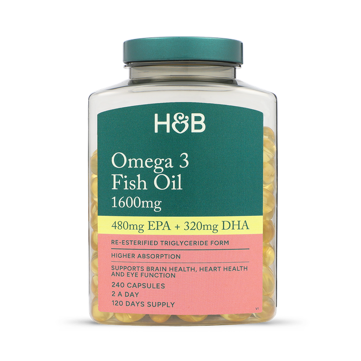 Holland & Barrett Omega 800mg 30/20 r-TG 240 Capsules - 240 Capsules