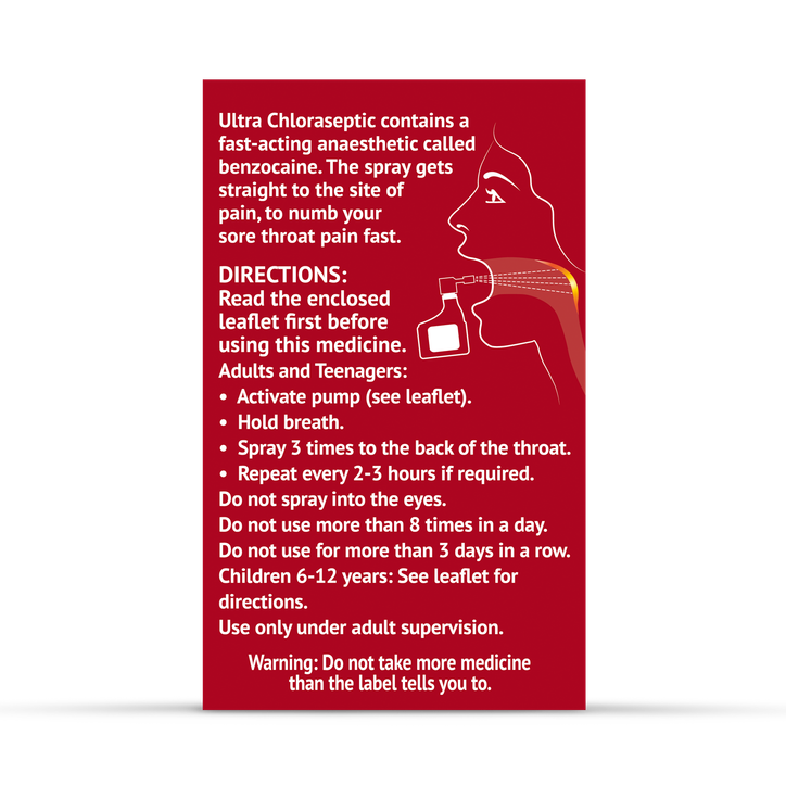 Ultra Chloraseptic Spray Cherry 15ml image 2