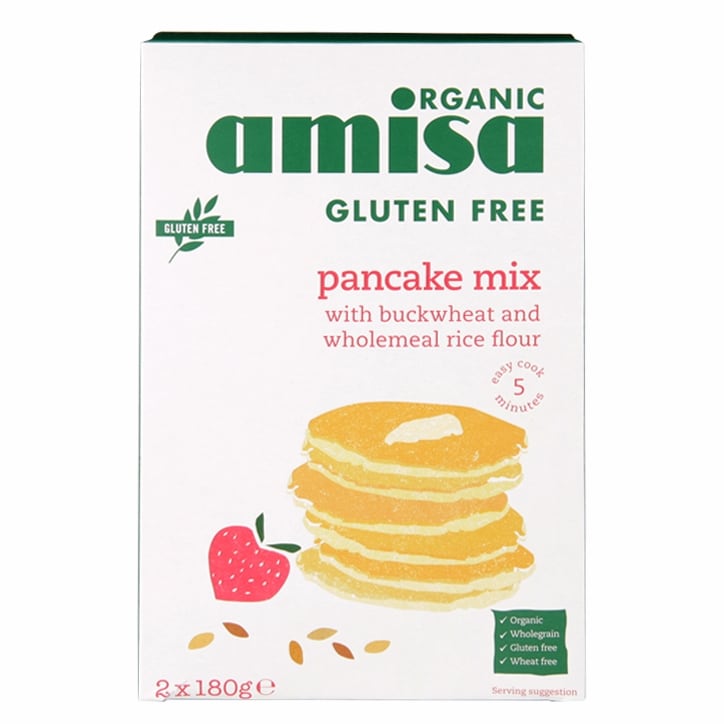 Amisa Organic Gluten Free Pancake Mix Pack of 2-1
