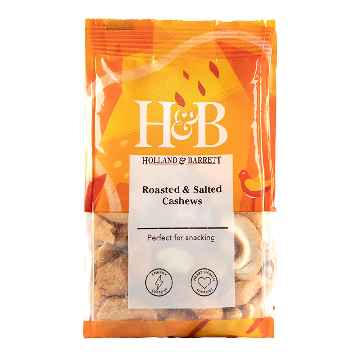 Holland & Barrett Roasted & Salted Cashew Nuts 100g image 1