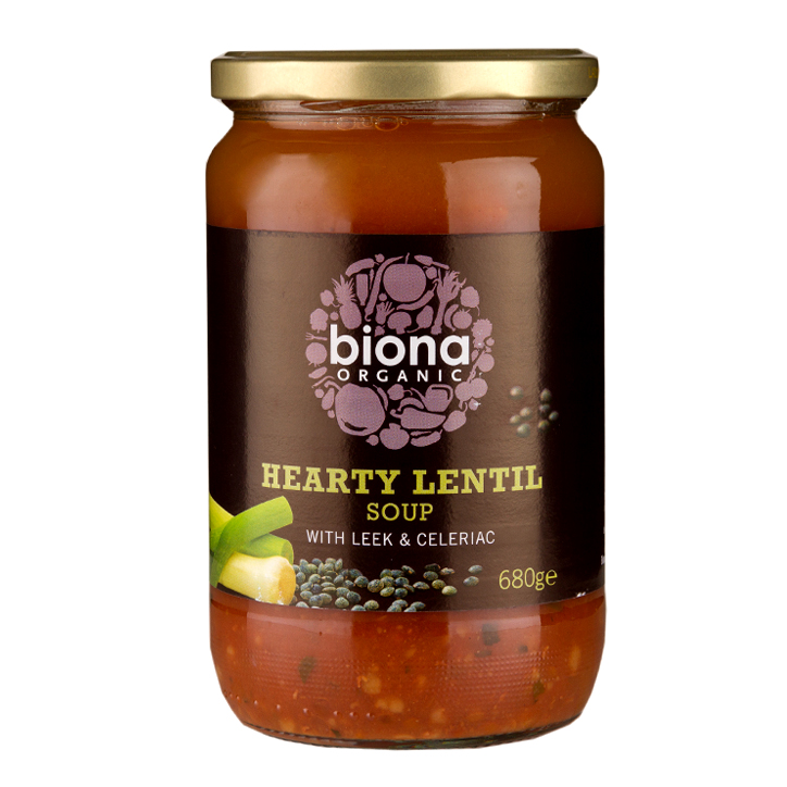 Biona Organic Hearty Lentil Soup 680g image 1
