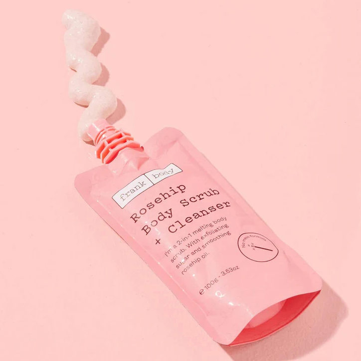 Frank Body Rosehip Body Scrub + Cleanser 100g image 4
