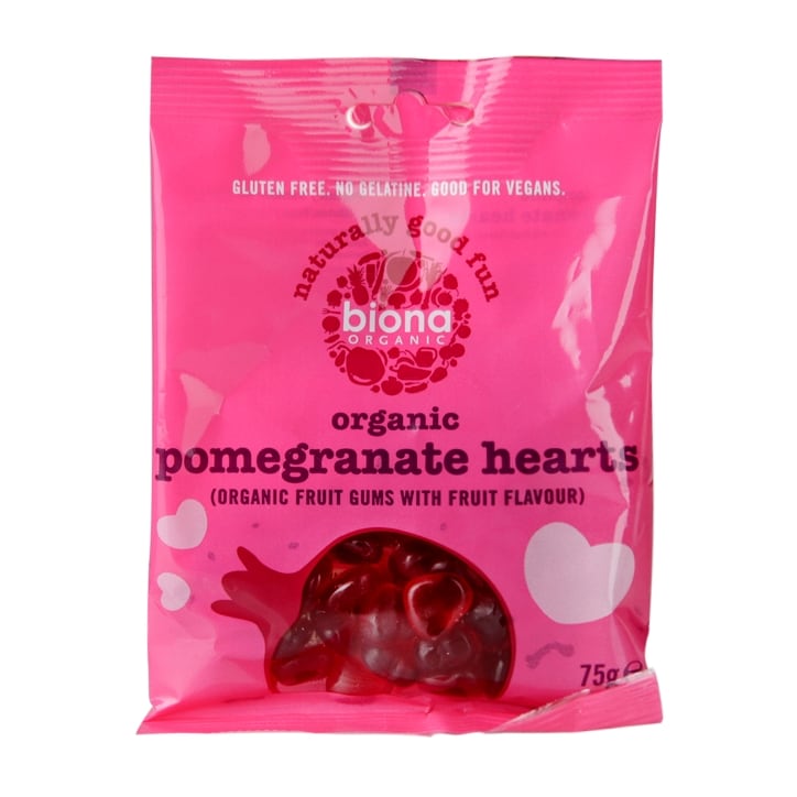 Biona Organic Pomegranate Hearts 75g-1