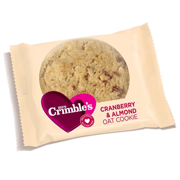 Mrs Crimble's Cranberry and Almond Oat Cookie 60g image 1