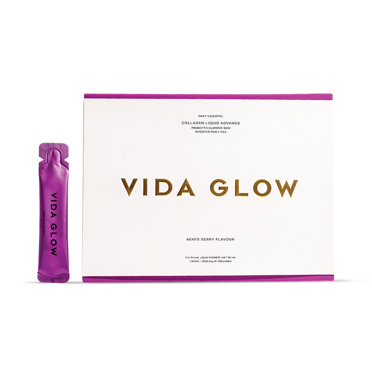 Vida Glow Collagen Liquid Advance Food Supplement 15 Sachets image 1