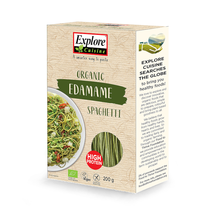 Organic Gluten Free Edamame Spaghetti 200g image 1