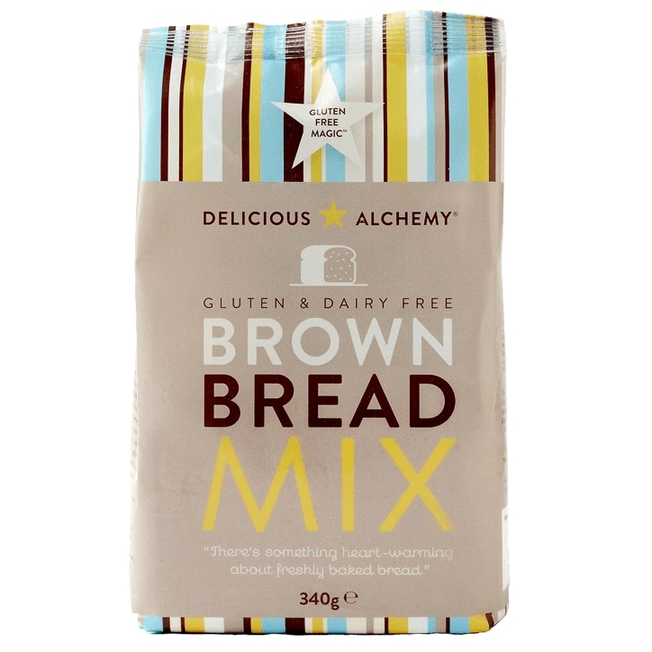 Delicious Alchemy Gluten & Dairy Free Brown Bread Mix 340g image 1