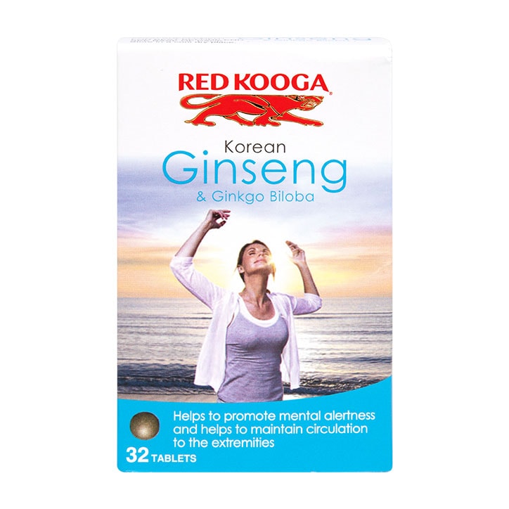 Red Kooga Korean Ginseng & Ginkgo Biloba 32 Tablets