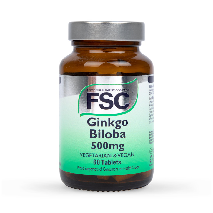 FSC Ginkgo Biloba Tablets 500mg - 60 Tablets