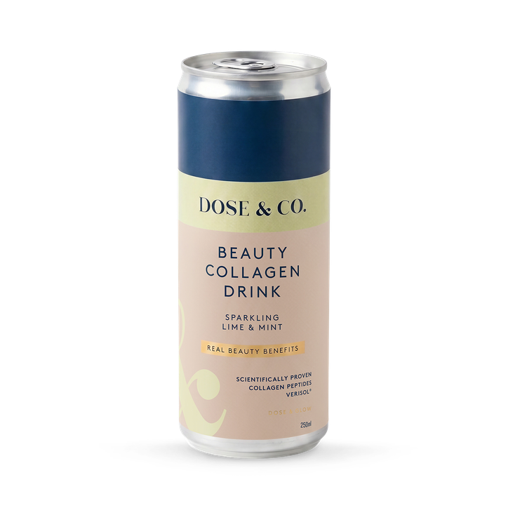 Dose & Co Beauty Collagen Sparkling Drink Lime & Mint 250ml