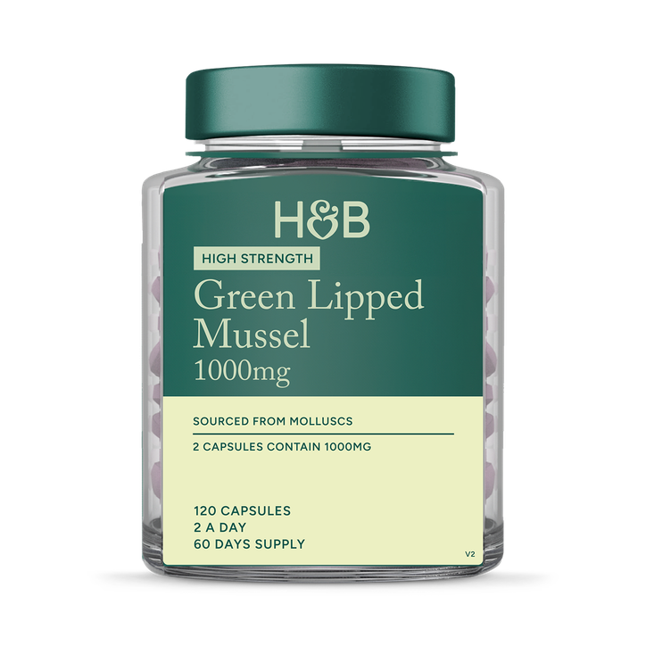 Holland & Barrett Green Lipped Mussel 1000mg 120 Capsules