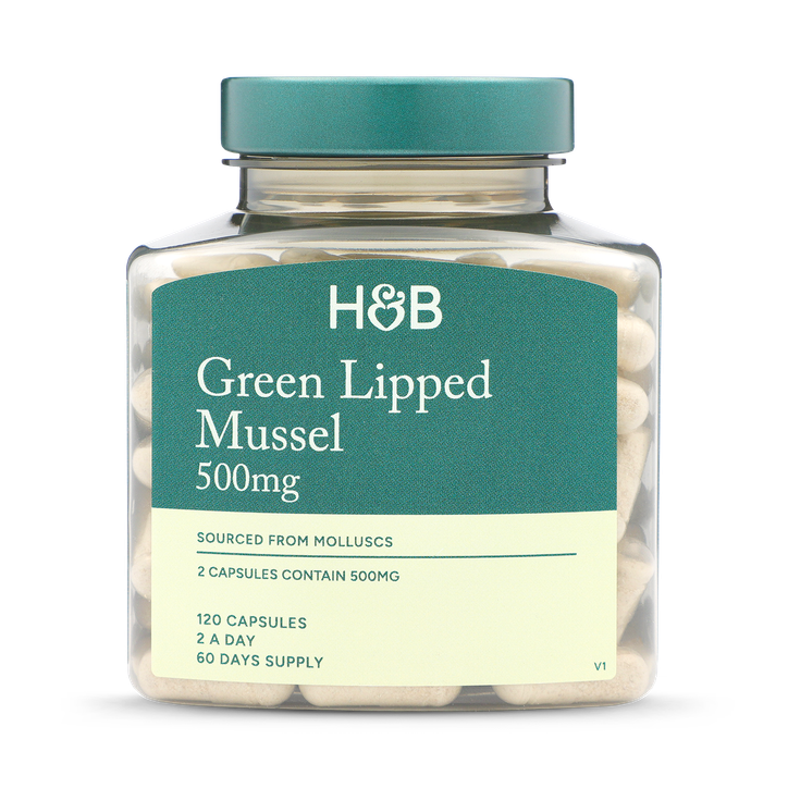 Holland & Barrett Green Lipped Mussel 500Mg 120 Capsules