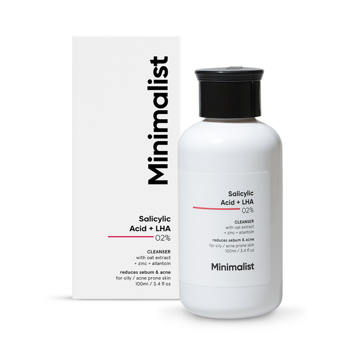 Minimalist Salicylic + Lha 02% Face Cleanser 100ml