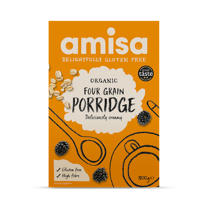 Amisa Organic Four Grain Porridge 300g