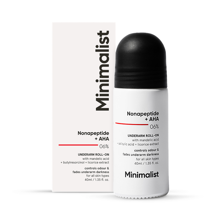 Minimalist Nonapeptide + Aha 6% Underarm Roll-On 40ml