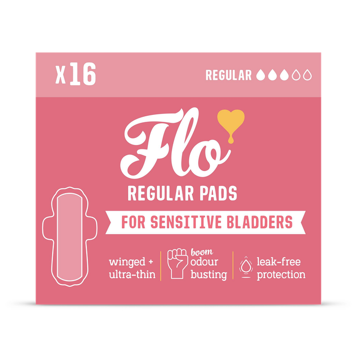 Flo Bamboo Sensitive Bladder Pads with Wings 16 Liners