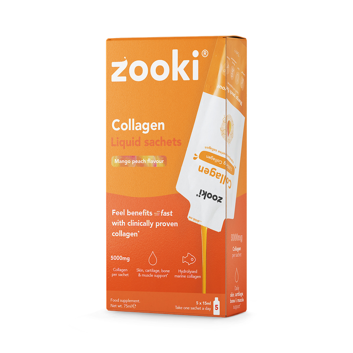 Zooki Marine Collagen 5,000mg Mango Flavour 5 Sachets image 1