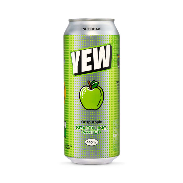 YEW Crisp Apple Sparkling Water 440ml