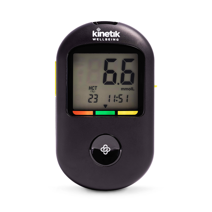 KINETIC Kinetik Blood Glucose Monitoring System Black Bg-710