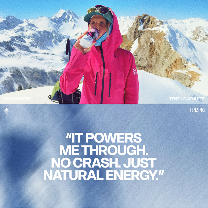 Tenzing Raspberry Poster Tenzing Natural Energy Drink Raspberry & Yuzu 330ml | H&B