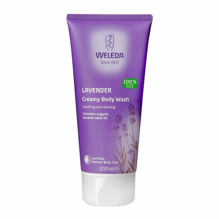 Weleda Lavender Creamy Body Wash 200ml-1
