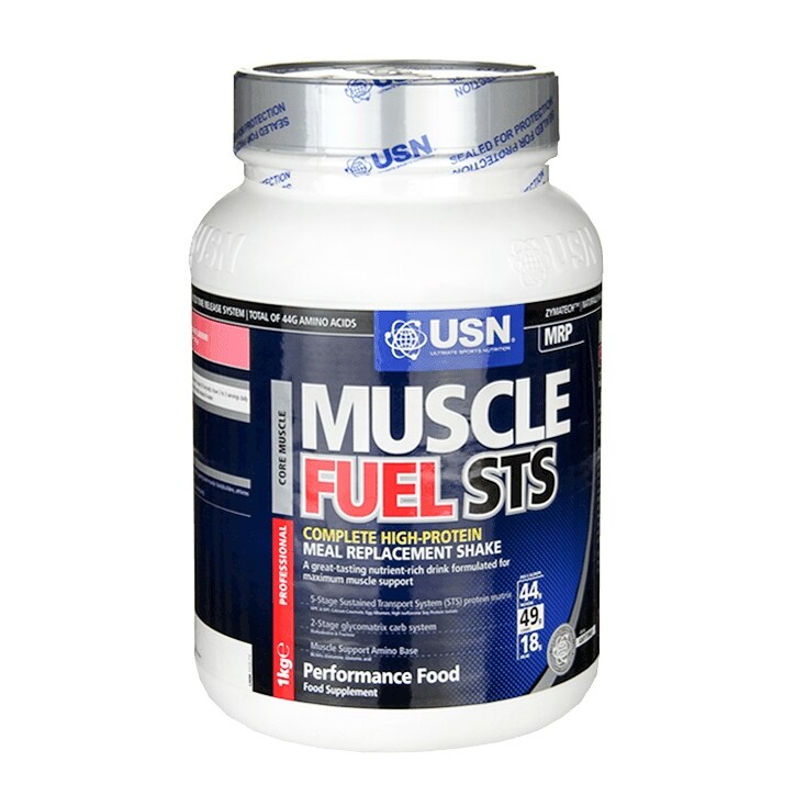 USN Muscle Fuel STS Strawberry 1000g  Powder image 1