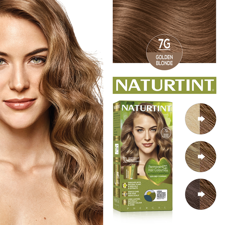 Naturtint Permanent Hair Colour 7G (Golden Blonde) image 6