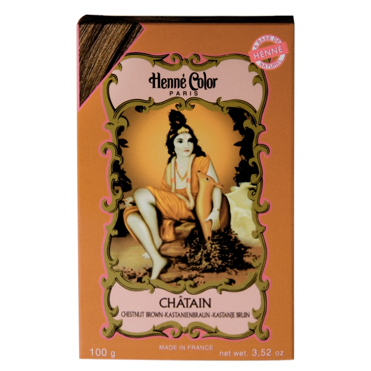 Henne Color Henna Powder Hair Colour Chestnut Brown Holland & Barrett