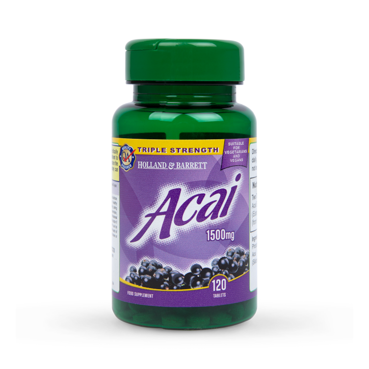 Holland & Barrett Acai Berry Tablets 1500mg - 120 Tablets