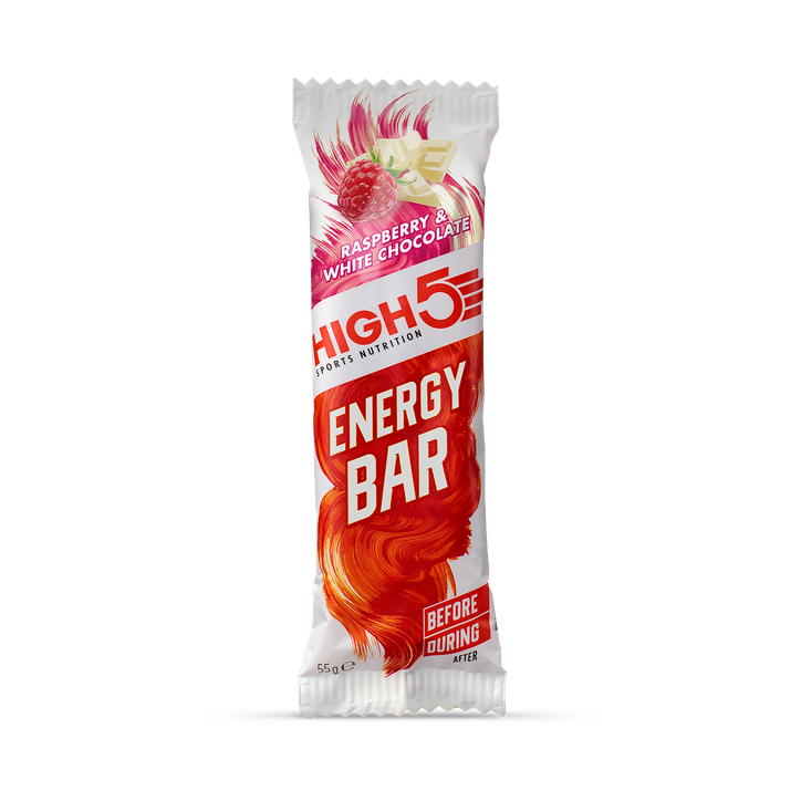 High5 Energy Bar Raspberry & White Chocolate 55g image 1