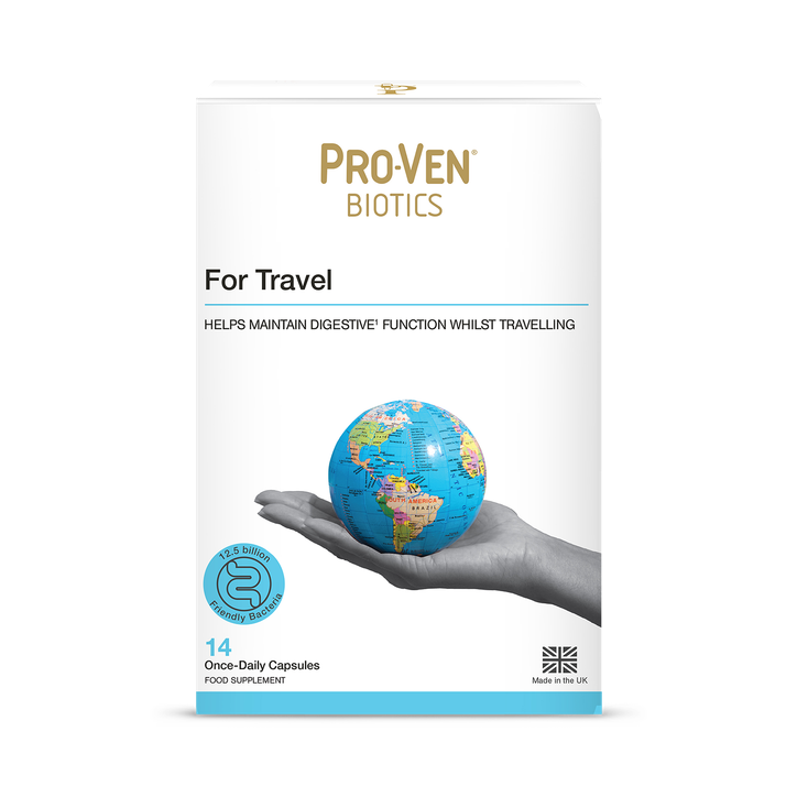 Pro-Ven Biotics For Travel Calcium & Ginger 14 Capsules