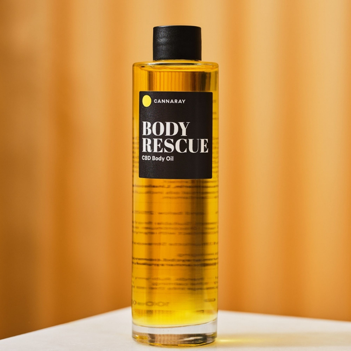 Cannaray Body Rescue Oil 300Mg Cbd 100ml image 5