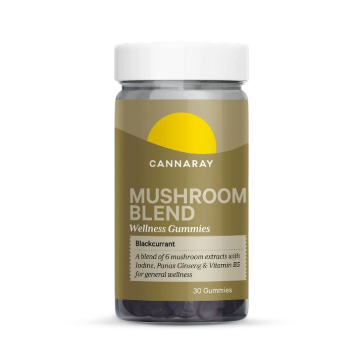 Cannaray Mushroom Blend Blackcurrant Flavour 30 Gummies - 30