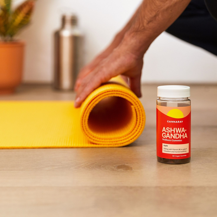 Cannaray Ashwagandha Apple Flavour 60 Gummies 300mg image 8