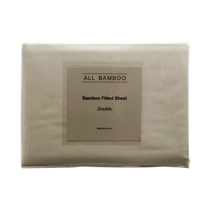 All Bamboo Fitted Sheet Double-1