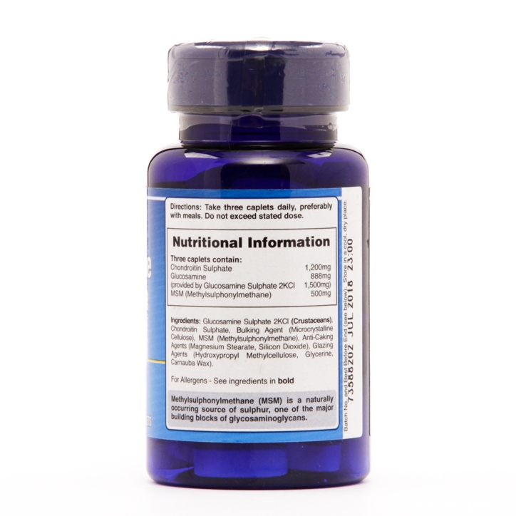 Glucosamine Chondroitin & MSM Caplets Holland & Barrett