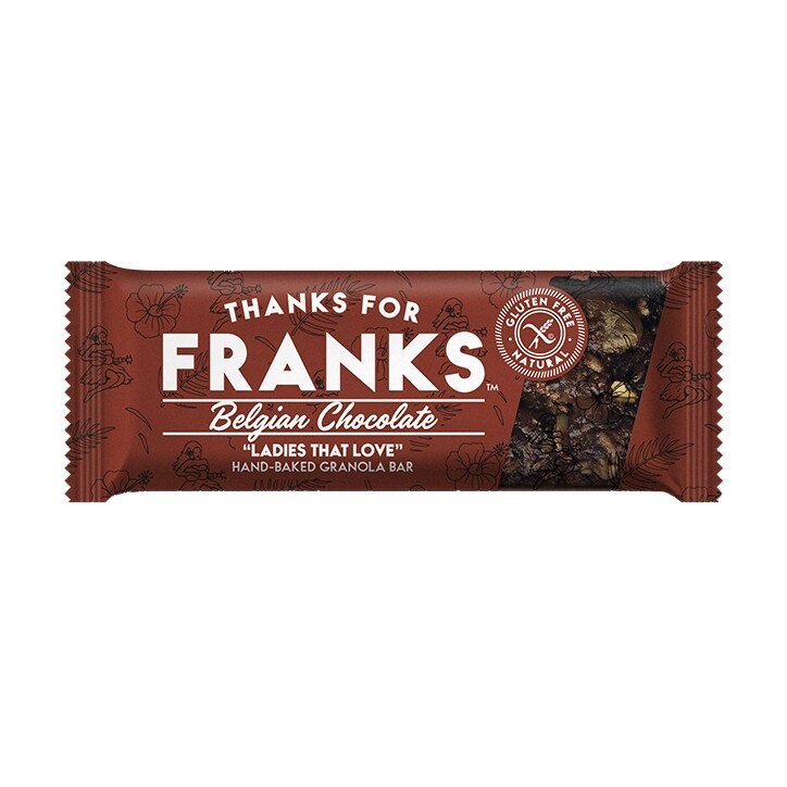 Thanks for Franks Belgian Chocolate Granola Bar 55g image 1