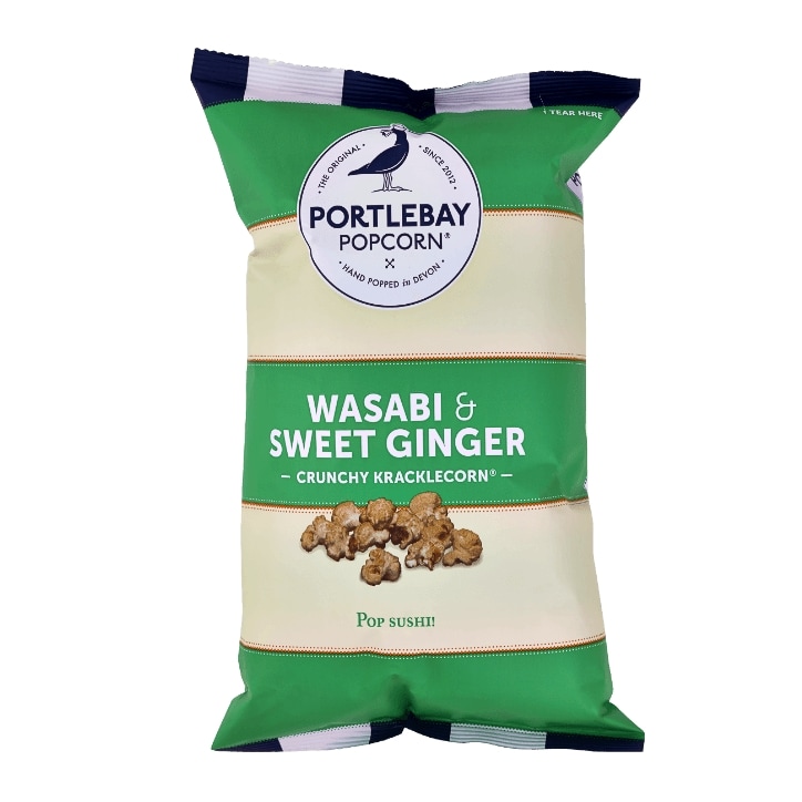 Portlebay Popcorn Wasabi & Sweet Ginger 75g-1