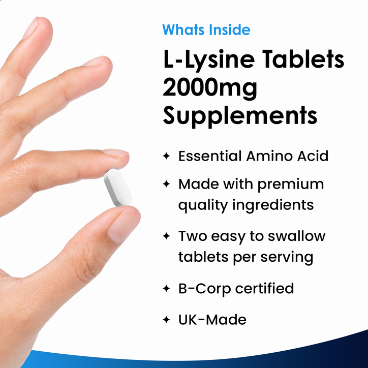 New Leaf Products L-Lysine 120 Tablets image 3