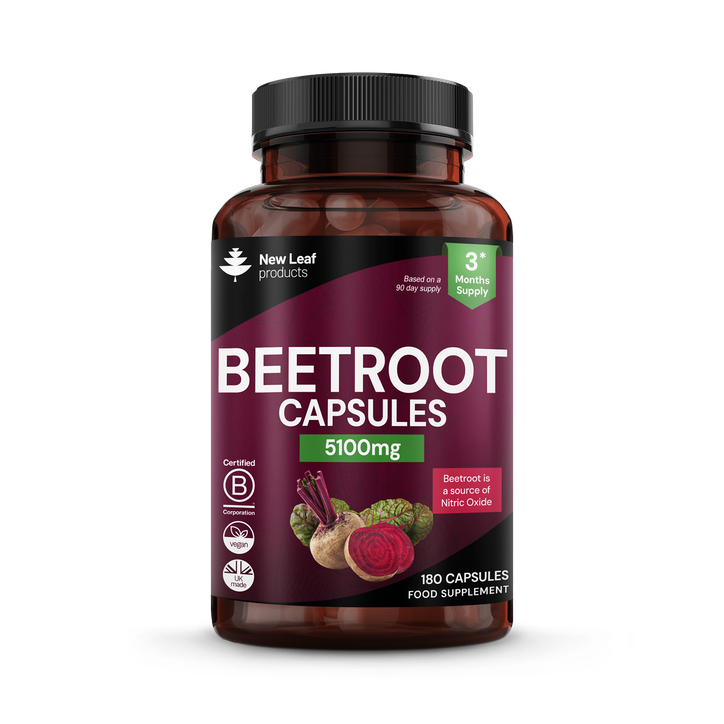 New Leaf Beetroot Capsules With Black Pepper Capsules - 180 Capsules