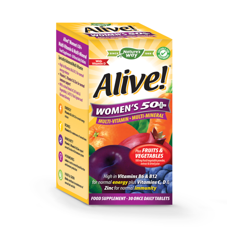 Nature's Way Alive! Women's 50+ Multi-Vitamin 30 Tablets image 1