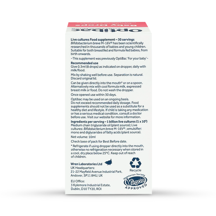 Optibac Baby Drops 30 Servings image 2