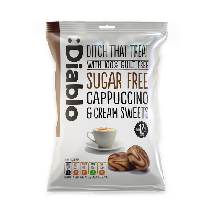 Diablo Sugar Free Cappuccino & Cream Sweets 75g image 1