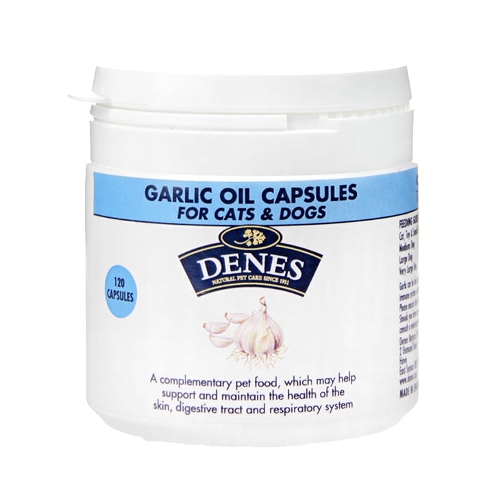 Denes Garlic Oil for Cats & Dogs 120 Capsules-1