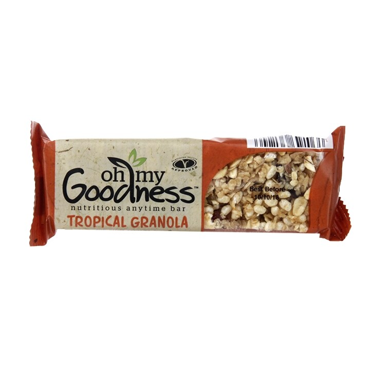 Oh My Goodness Granola Bar Tropical  45g-1