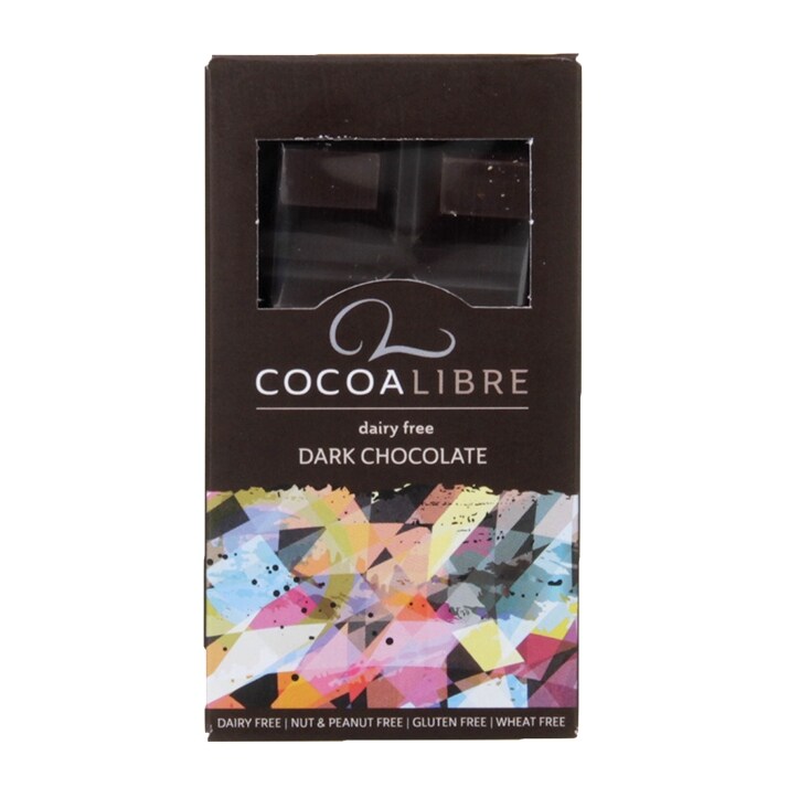 Cocoa Libre Dark Chocolate Dairy Free Bar 50g image 1