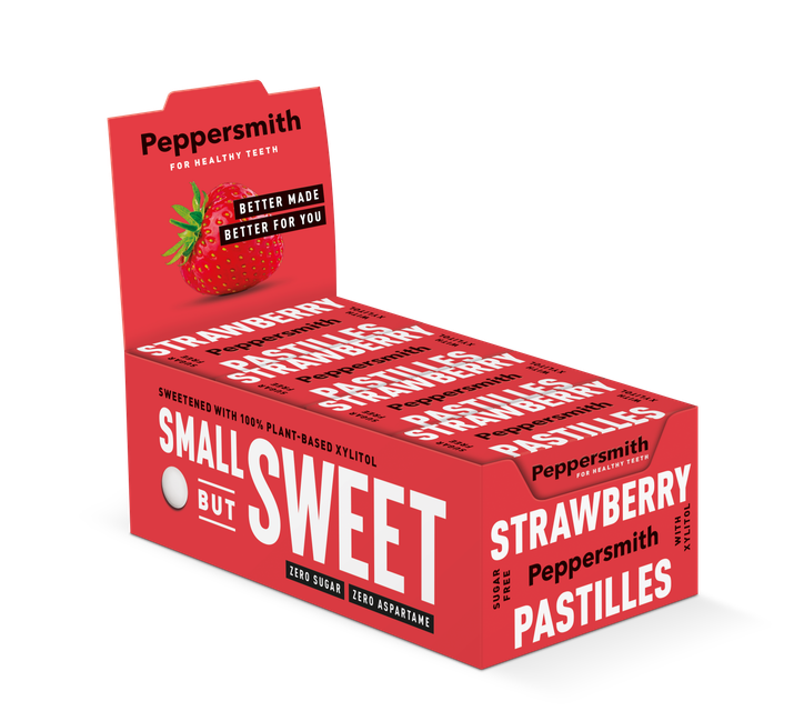Peppersmith Strawberry Pastilles (12 Packs)